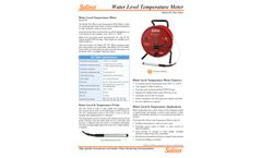 Solinst - Model 201 - Water Level Temperature (WLT) Meter - Brochure