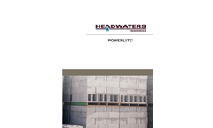 Powerlite - Lightweight Aggregate for Concrete Blocks - Brochure