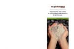 Investing for the Future of Coal Combustion Products Beneficial Use - Brochure
