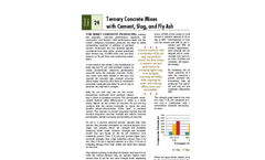 Ternary Concrete Mixes with Cement, Slag, and Fly Ash - Technical Bulletin