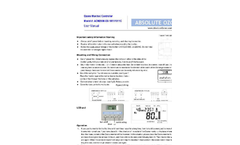 Absolute Ozone - Model AOM2000 - O3 Ozone Gas Monitor/Controller Manual