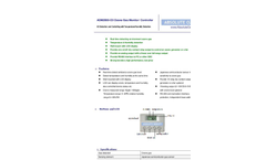 Model AOM2000 - O3 Ozone Gas Monitor/Controller Datasheet