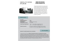 Absolute Ozone - Model Atlas 30 (30G/H) - Air Cooled Ozone Generator - Brochure