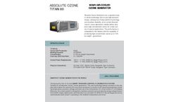 Absolute Ozone Titan - Model 80 (80 G/H) - Air-Cooled Ozone Generator (Rackmount) - Brochure