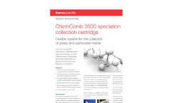 Thermo Scientific ChemComb - Model 3500 - Speciation Collection Cartridge - Datasheet