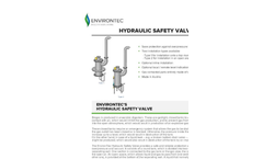CHV Hydraulic Safety Valve - Brochure