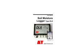 Dynamax - Model DL6 - Soil Moisture Data Logger - Manual