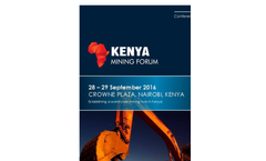 Kenya Mining Forum 2016 Brochure
