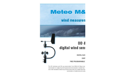 Meteo - Model M&R DD & DS series - Cup Anemometer Brochure