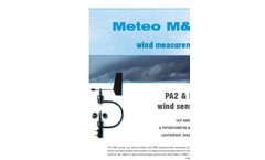 Meteo - Model M&R PA2 & PRV - Wind Sensors Brochure