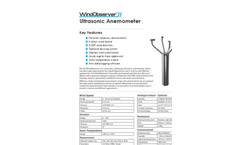 WindObserver - II - Wind Speed Sensor - Datasheet