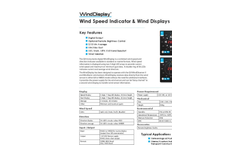 WindDisplay - Wind Speed Indicator Datasheet
