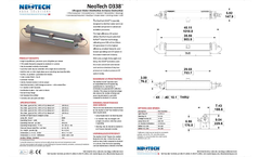 NeoTech - Model D338 - Ultrapure Water Disinfection & Ozone Destruction System Brochure