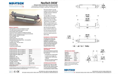 NeoTech - Model D438 - Ultrapure Water Disinfection & Ozone Destruction System Brochure