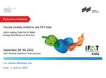 Harden Will Show on IFAT India, 2022