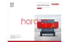 Harden - Single Shaft Shredder - Brochure