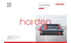 Harden - Model TPH Series - Hydraulic Drive Primary Shredder - Brochure