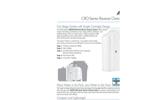 Axeon - Model CRO-Series - Reverse Osmosis System Brochure