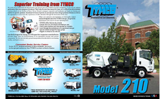 TYMCO Model 210 Parking Lot Sweeper Brochure