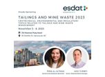 Join ESdat at the Tailings and Mine Waste Conference 2023