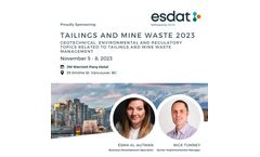 Join ESdat at the Tailings and Mine Waste Conference 2023