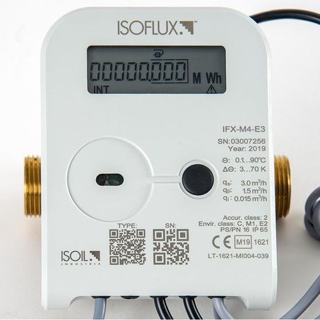 ISOFLUX - Model IFX-E3 - Thermal energy and heat meter