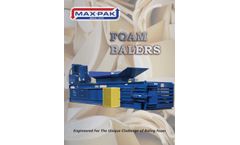 MAX-PAK - Horizontal Foam & Fiber Balers - Brochure