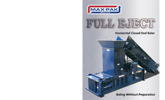 MAX-PAK - Closed End Full Eject Horizontal Baler – Brochure