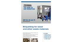 AMIS - Model Series ZBP ZBP 50, 60 and 70 - Briquetting Press- Brochure