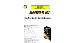 HB15-45 Actuator Driven Lift Brochure