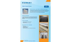 Hubert - Static Coarse Screen - Brochure