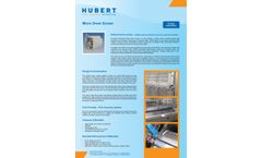 Hubert - Micro Drum Screen - Brochure