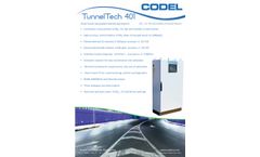 Codel TunnelTech - Model 401 - Extractive NO2 , CO NO & Visibility Monitor - Datasheet
