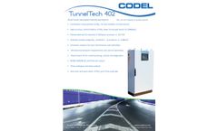 Codel TunnelTech - Model 402 - Extractive NO2, CO and Visibility Air Quality Monitor - Brochure