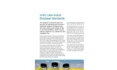 VHG Labs - Biodiesel Fuels - Brochure