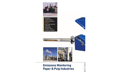Paper & Pulp Industry Emissions Monitoring - Brochure