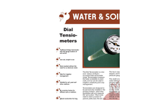 Skye - Dial Tensiometers Brochure