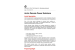Arctic Remote Power Units - Brochure