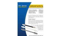 Model PD Series - Gas Dryers Brochure