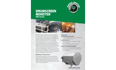 Drumscreen Monster - Model IFM Series - Internally Fed Rotary Screen - Brochure