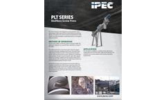 IPEC Model PLT - Shaftless Screw Press - Brochure