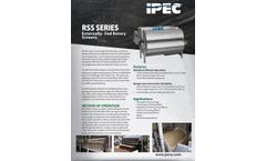 JWC - Model RSS - Self-Cleaning Externally Fed Rotary Drum Screen - Brochure