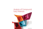 Analysis of Compounds in Fatty Matrices - Brochure