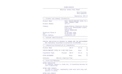 2271-U - Mercury Sampling Trap Material Safety Data Sheet