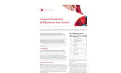 Improved Resolution of Mycotoxins from Cereal