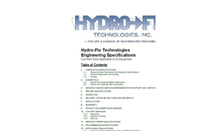 HydroCell - Deep Bed Automatic Backwashing Sand Media Filters Brochure