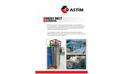ASTIM - Model BND - BNC - BNT - Mesh Belt Screen - Brochure