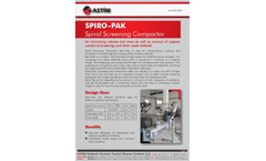 Spiro-Pak - Spiral Screening Compactor - Brochure