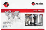 ASTIM - Model BTD - Belt Drier - Brochure