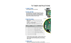 Timer-Digital T3 - Instructions